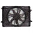 TYC 624120 Dual Radiator and Condenser Fan Assembly