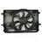 TYC 624140 Dual Radiator and Condenser Fan Assembly