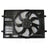 TYC 624220 Dual Radiator and Condenser Fan Assembly