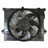 TYC 624420 Dual Radiator and Condenser Fan Assembly