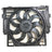 TYC 624460 Dual Radiator and Condenser Fan Assembly