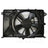 TYC 624520 Dual Radiator and Condenser Fan Assembly