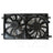 TYC 624530 Dual Radiator and Condenser Fan Assembly