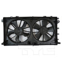 TYC 624570 Dual Radiator and Condenser Fan Assembly