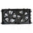 TYC 624570 Dual Radiator and Condenser Fan Assembly