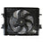 TYC 624640 Dual Radiator and Condenser Fan Assembly
