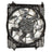 TYC 624890 Dual Radiator and Condenser Fan Assembly