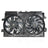 TYC 625020 Dual Radiator and Condenser Fan Assembly