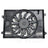 TYC 625220 Dual Radiator and Condenser Fan Assembly