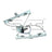 TYC 660487 Power Window Motor and Regulator Assembly - Front Right