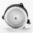 TYC 700311 HVAC Blower Motor - Front