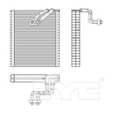 TYC 97191 A/C Evaporator Core - Front