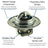 Motorad 5200-180 Engine Coolant Thermostat