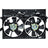 Universal Air FA50046C Dual Radiator and Condenser Fan Assembly