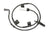 URO 34356789329 Disc Brake Pad Wear Sensor - Front or Front Left