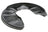 Vaico V10-5063 Brake Backing Plate - Rear Left