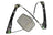 Vaico V10-6297 Window Regulator - Front Left