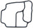 Mahle B32350 Engine Oil Filter Adapter Gasket