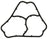 Mahle B32623 Engine Oil Filter Adapter Gasket