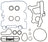 Mahle GS33699 Engine Oil Cooler Gasket Set