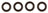 Mahle GS33714 Fuel Injector O-Ring Kit - Lower