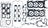Mahle HS54761B Engine Cylinder Head Gasket Set
