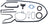 Mahle JV1075 Engine Timing Cover Gasket Set