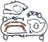 Mahle JV860 Engine Timing Cover Gasket Set