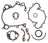 Mahle JV870 Engine Timing Cover Gasket Set