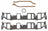 Mahle MS15166X Engine Intake Manifold Gasket Set