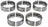 Clevite MS-1804H Engine Crankshaft Main Bearing Set