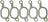 Mahle MS19359 Exhaust Manifold Gasket Set