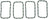 Mahle MS19521 Fuel Injection Plenum Gasket Set