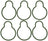 Mahle MS19587 Engine Intake Manifold Gasket Set