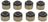 Mahle SS45798A Engine Valve Stem Oil Seal Set - Intake