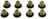 Mahle SS45892 Engine Valve Stem Oil Seal Set - Intake and Exhaust
