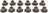 Mahle SS45909A Engine Valve Stem Oil Seal Set - Intake and Exhaust