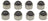 Mahle SS45937A Engine Valve Stem Oil Seal Set - Exhaust or Intake and Exhaust
