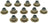 Mahle SS45963 Engine Valve Stem Oil Seal Set - Exhaust