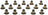 Mahle SS46073 Engine Valve Stem Oil Seal Set - Intake and Exhaust