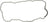 Mahle VS50406SR Engine Valve Cover Gasket - Right