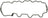 Mahle VS50432SL Engine Valve Cover Gasket - Left