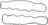 Mahle VS50466 Engine Valve Cover Gasket Set