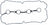 Mahle VS50527 Engine Valve Cover Gasket Set
