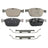 Wagner Brake QC1412 Disc Brake Pad Set - Front