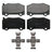 Wagner Brake ZX1718 Disc Brake Pad Set - Rear