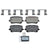Wagner Brake ZX1766 Disc Brake Pad Set - Rear