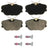 Wagner Brake ZX493 Disc Brake Pad Set - Front