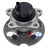 InMotion WA512283 Wheel Bearing and Hub Assembly - Rear Right