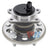 InMotion WA512454 Wheel Bearing and Hub Assembly - Rear Left